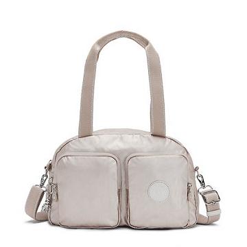 Bolsa De Hombro Kipling Cool Defea Metallic Beige | MX 1396YX